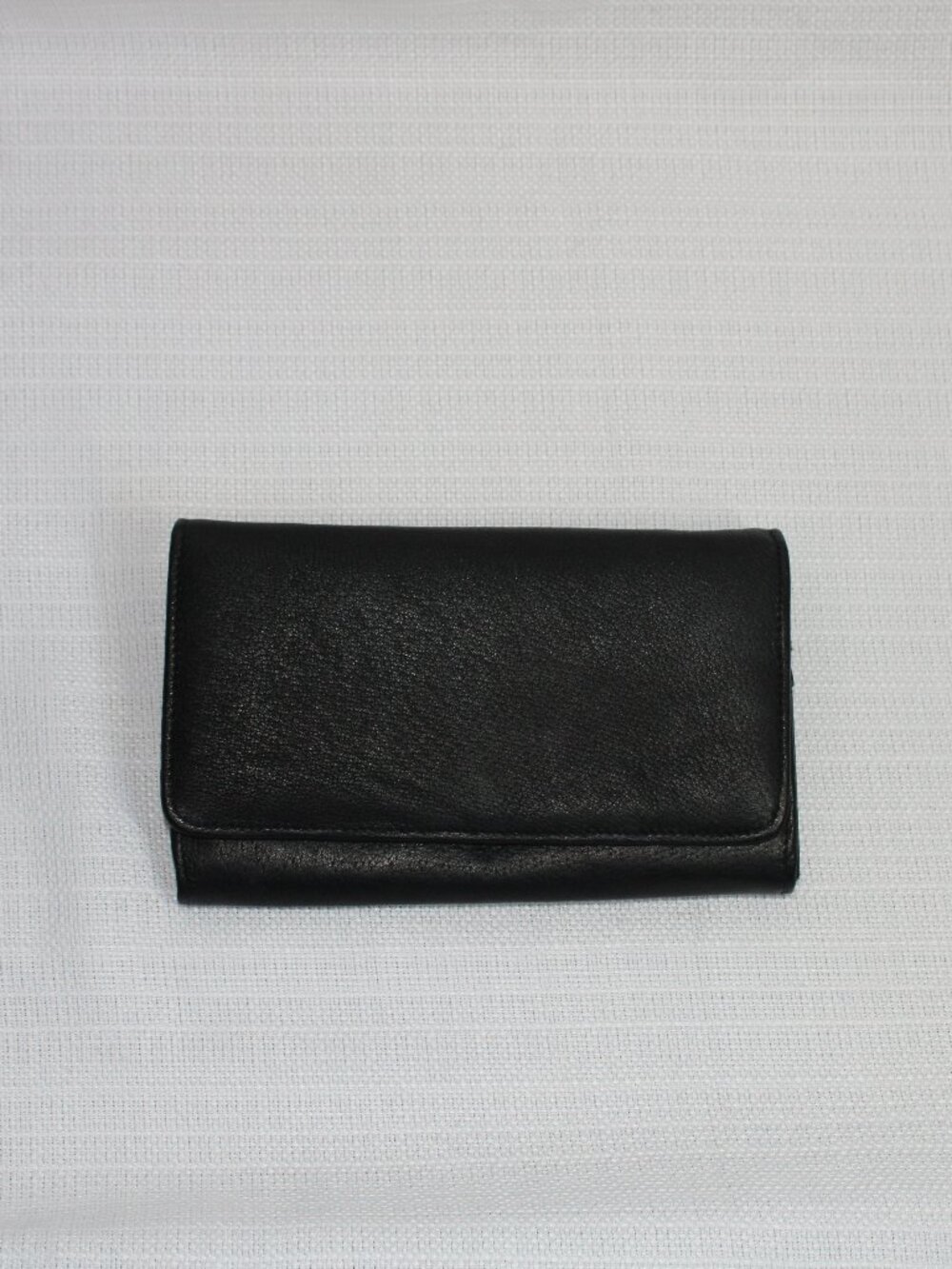 Vintage Wilson's Leather Large Black Leather Wallet / Clutch